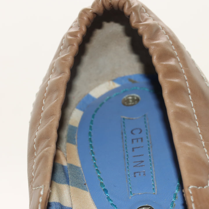 Celine Scarpe Ballerine Marrone Eur 37 Donna