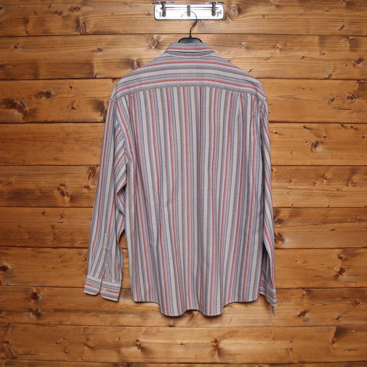 Missoni Sport Camicia Vintage Multicolore a Righe Taglia L Uomo