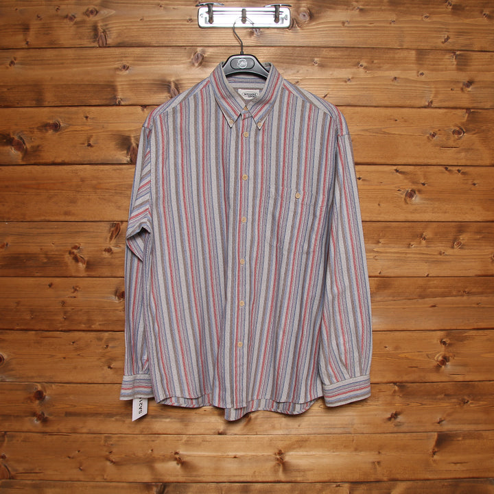 Missoni Sport Camicia Vintage Multicolore a Righe Taglia L Uomo