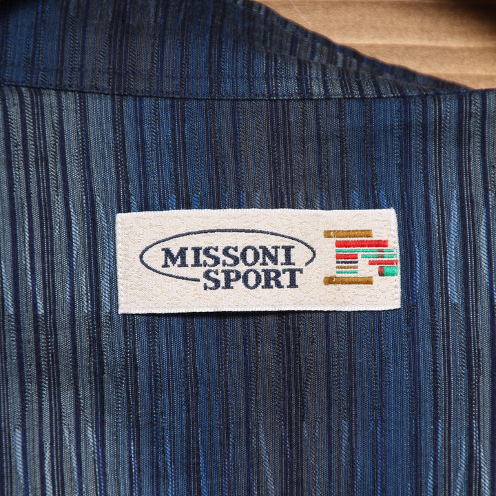 Missoni Sport Camicia Vintage Blu Taglia L Donna