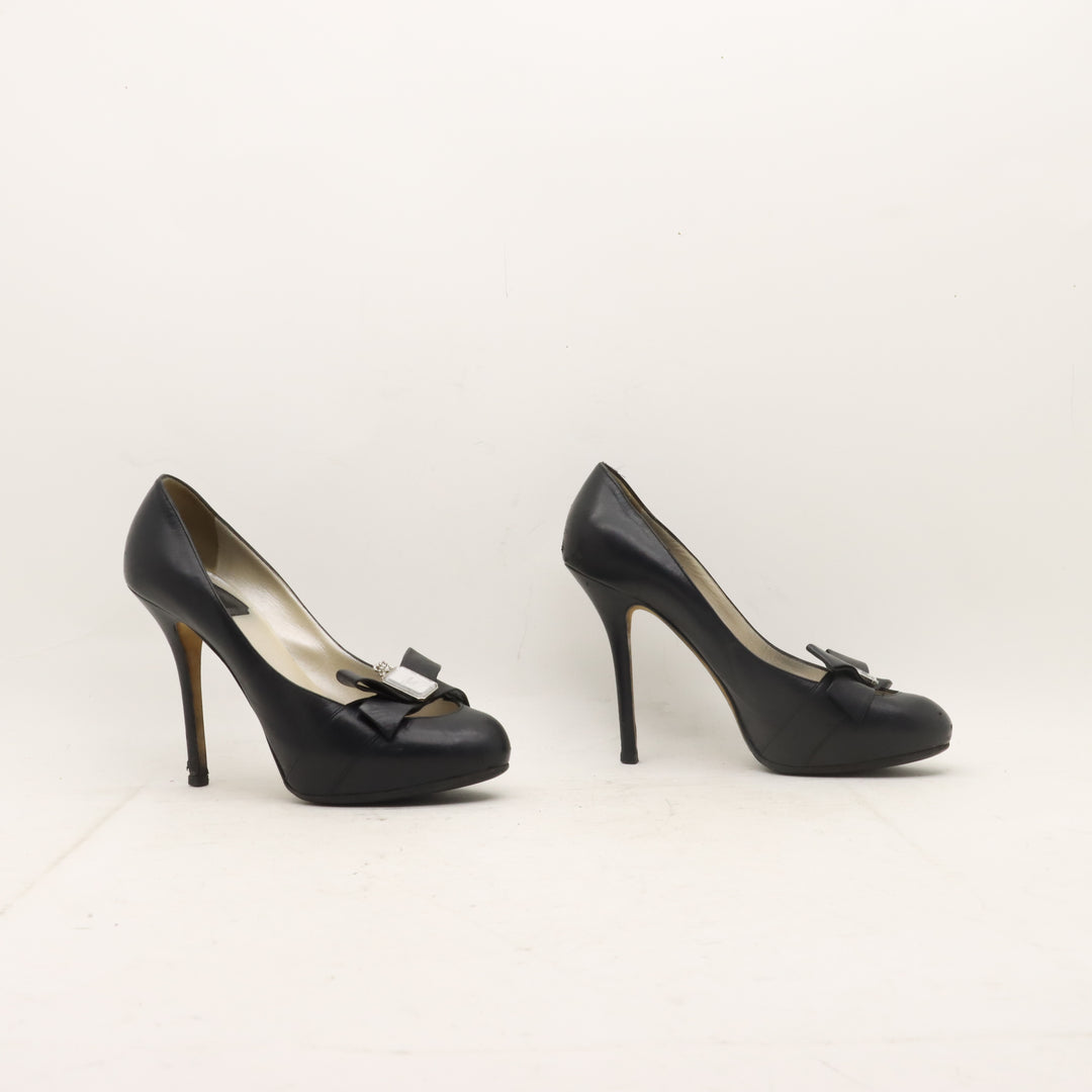 Christian Dior Scarpe Décolleté Nero Eur 37.5 Donna