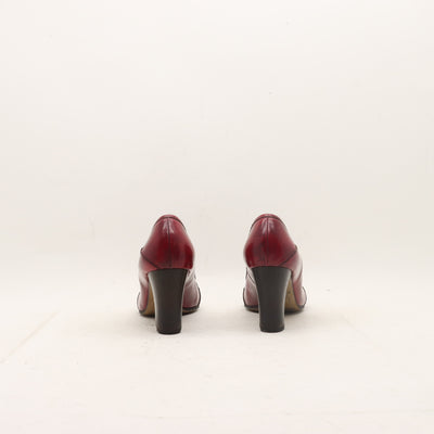 Costume National Scarpe Décolleté Bordeaux Eur 38.5 Donna