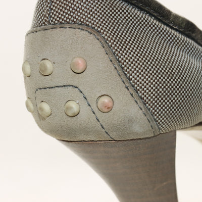 Tod's Scarpe Décolleté Grigio EU 36 Donna