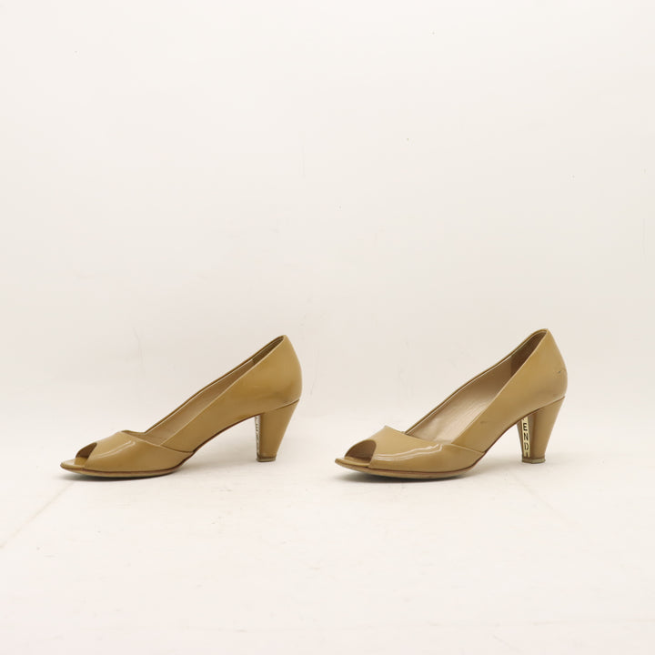 Fendi Scarpe Décolleté Beige EU 36 Donna