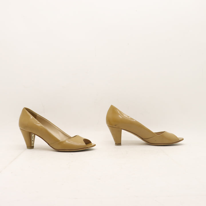 Fendi Scarpe Décolleté Beige EU 36 Donna