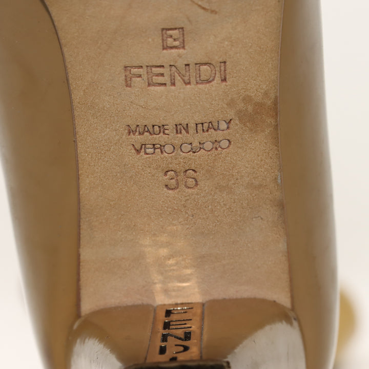 Fendi Scarpe Décolleté Beige EU 36 Donna