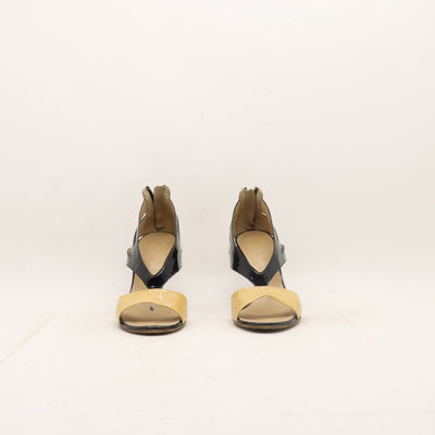 Giuseppe Zanotti Scarpa con Tacco Nero e Beige EU 40 Donna