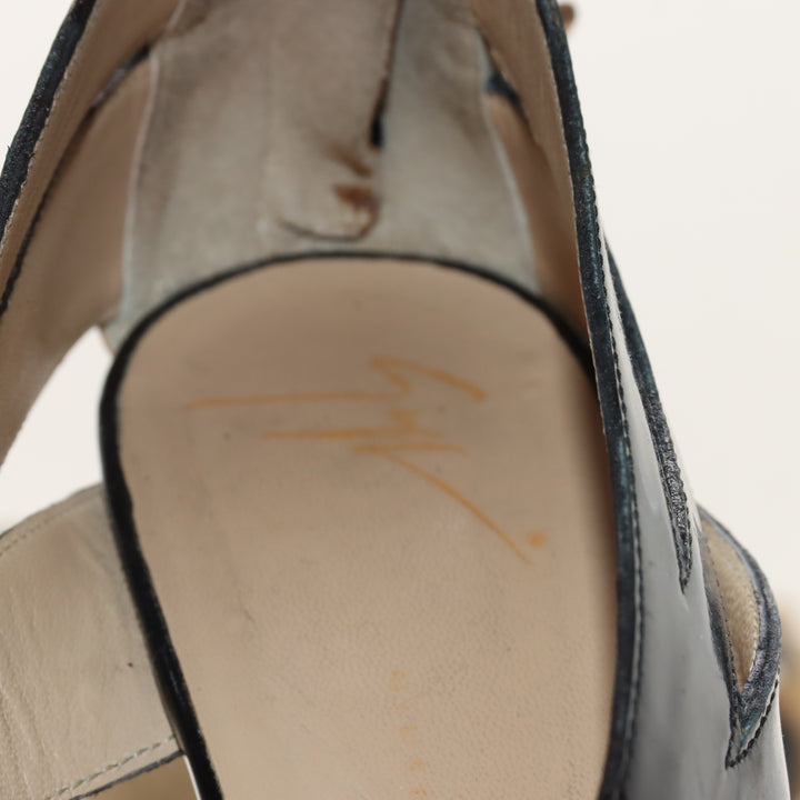 Giuseppe Zanotti Scarpa con Tacco Nero e Beige EU 40 Donna