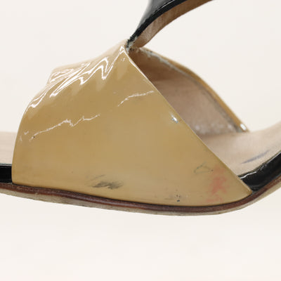 Giuseppe Zanotti Scarpa con Tacco Nero e Beige EU 40 Donna