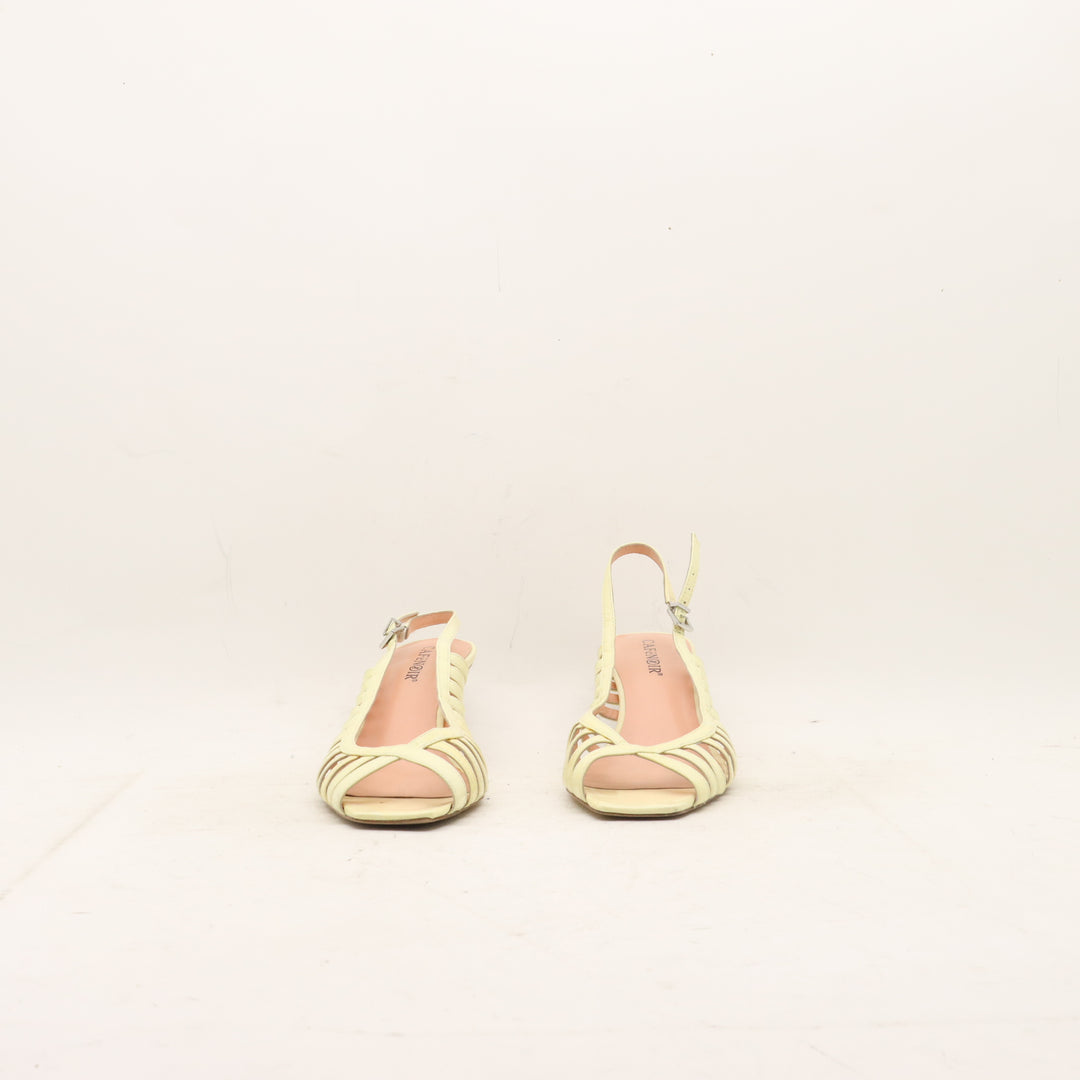 Cafe Noir Sandali con Tacco Beige Taglia 38.5 Donna