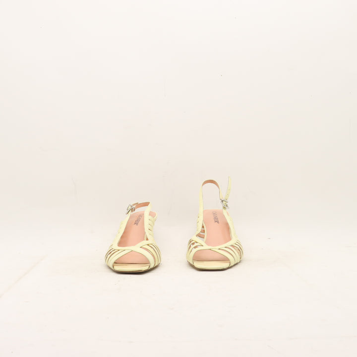 Cafe Noir Sandali con Tacco Beige Taglia 38.5 Donna