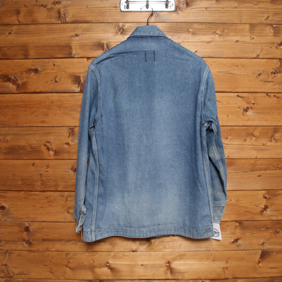 Big Mac Giacca di jeans Vintage Blu Jeans Taglia 54 Uomo