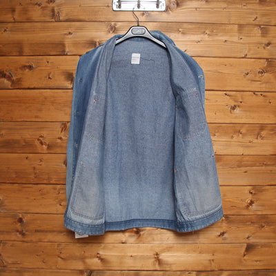 Big Mac Giacca di jeans Vintage Blu Jeans Taglia 54 Uomo