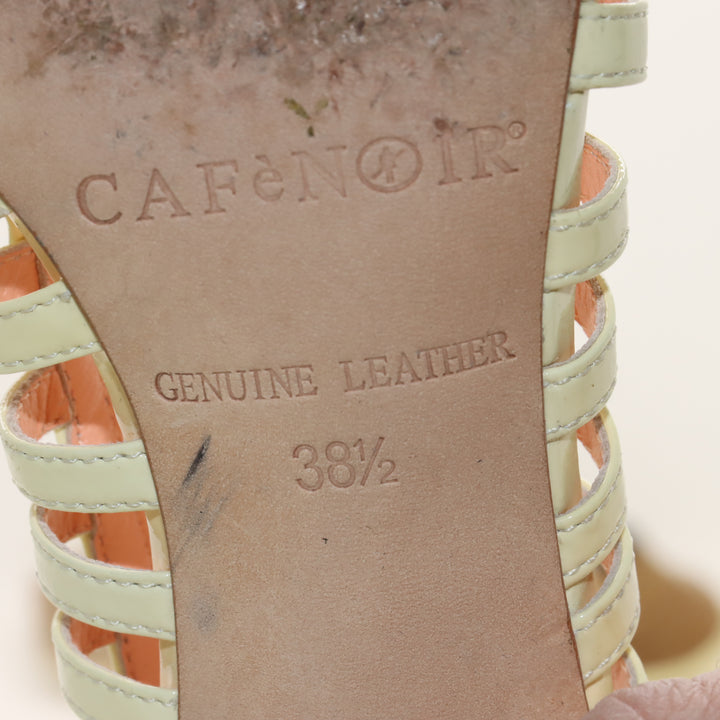 Cafe Noir Sandali con Tacco Beige Taglia 38.5 Donna