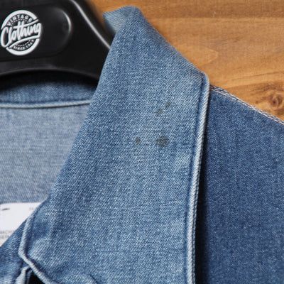 Big Mac Giacca di jeans Vintage Blu Jeans Taglia 54 Uomo