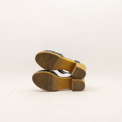 Ugg Sandali con Tacco Nere Taglia 39 Donna