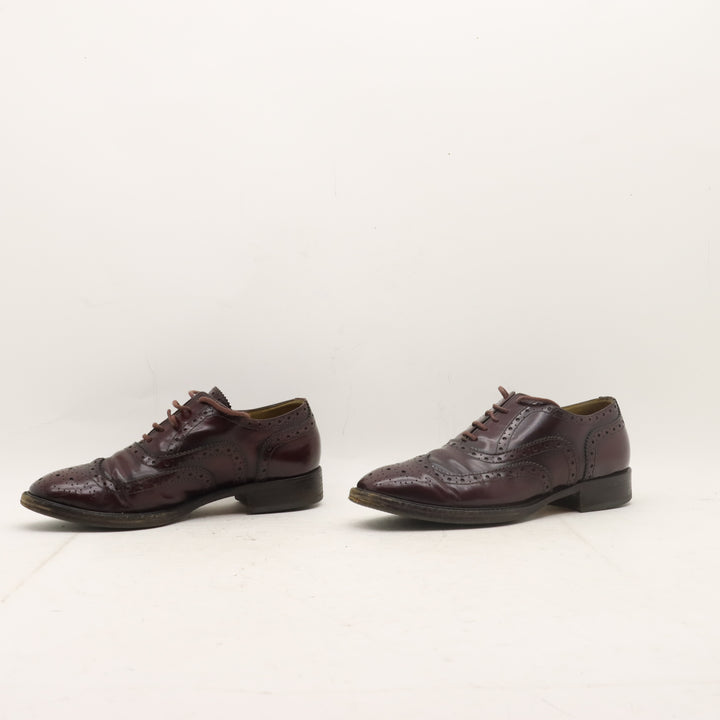 Pollini Scarpa Stringata Vintage Bordeaux Taglia 37 Donna