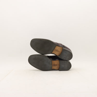 Pollini Scarpa Stringata Vintage Bordeaux Taglia 37 Donna