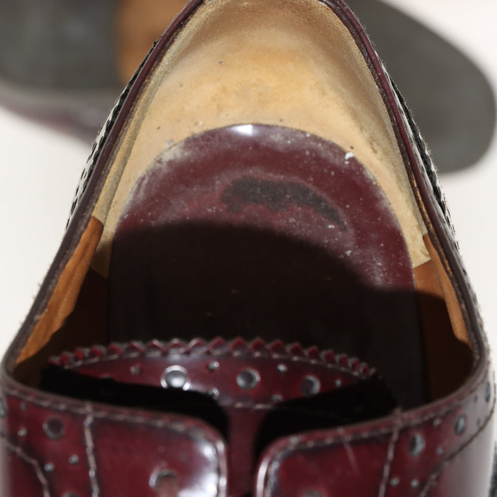 Pollini Scarpa Stringata Vintage Bordeaux Taglia 37 Donna