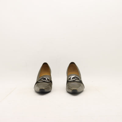 Pollini Mocassino Verde Taglia 37.5 Donna