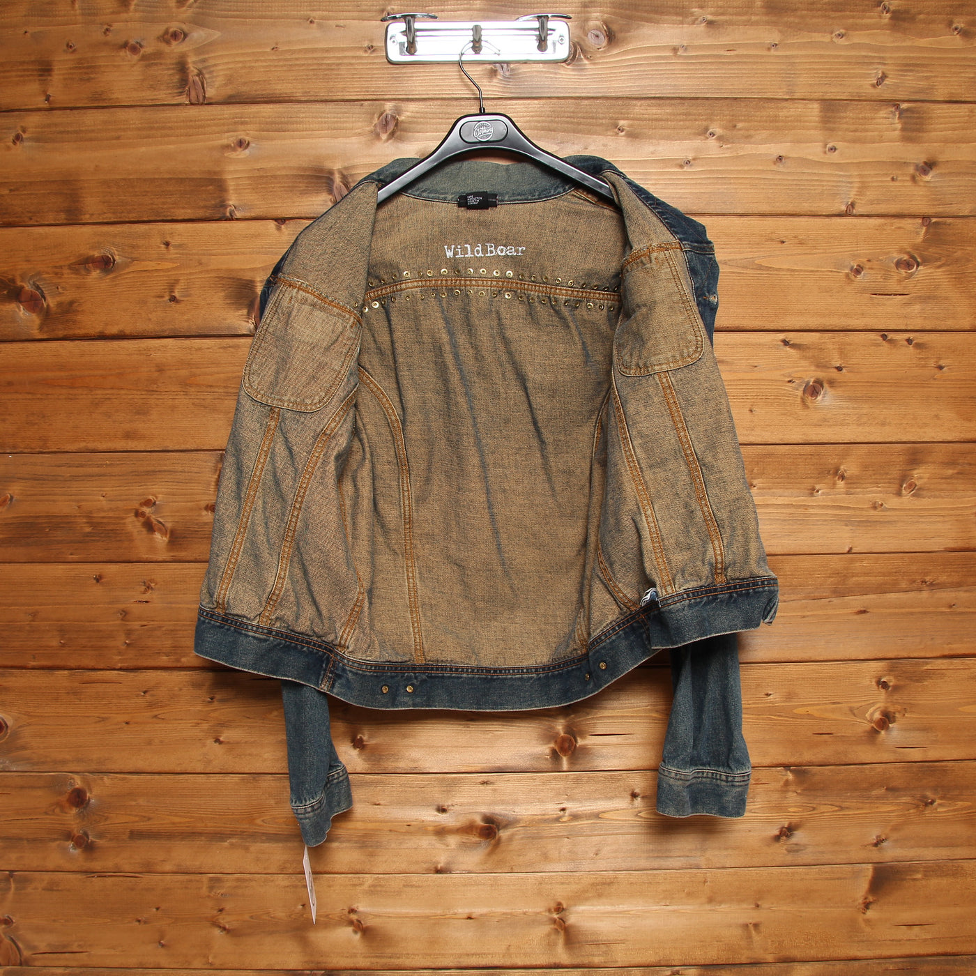 Diesel Giacca di Jeans Denim con Borchie Taglia XL Unisex