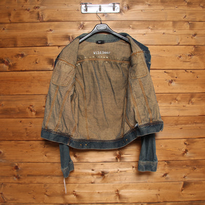 Diesel Giacca di Jeans Denim con Borchie Taglia XL Unisex