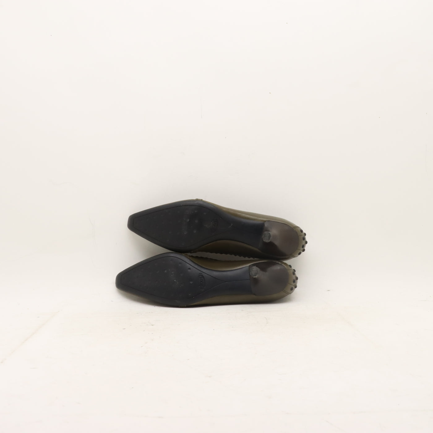 Pollini Mocassino Verde Taglia 37.5 Donna