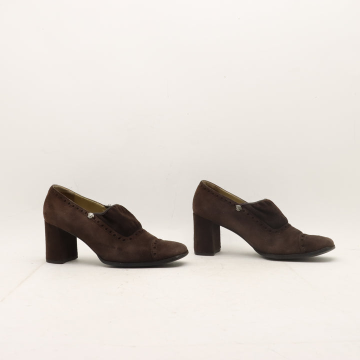 Gianni Versace Mocassino Vintage Marrone Taglia 36.5 Donna