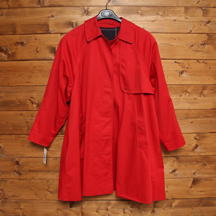 Burberry Trench Rosso Taglia 42 Donna