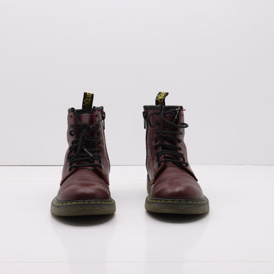 Dr. Martens Delaney Stivaletto Bordeaux in Pelle Eur 31 Bambino