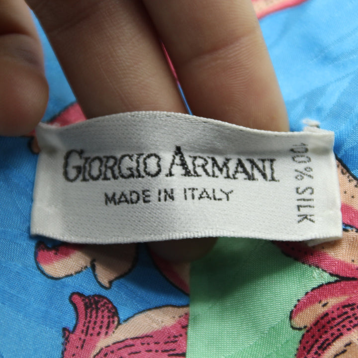 Giorgio Armani Cravatta Vintage Multicolore in Seta Uomo