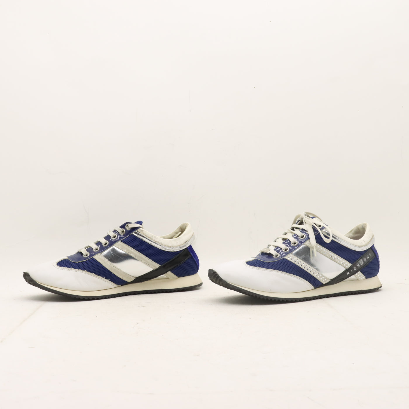 Richmond Scarpa Bianco e Blu Taglia 36 Donna