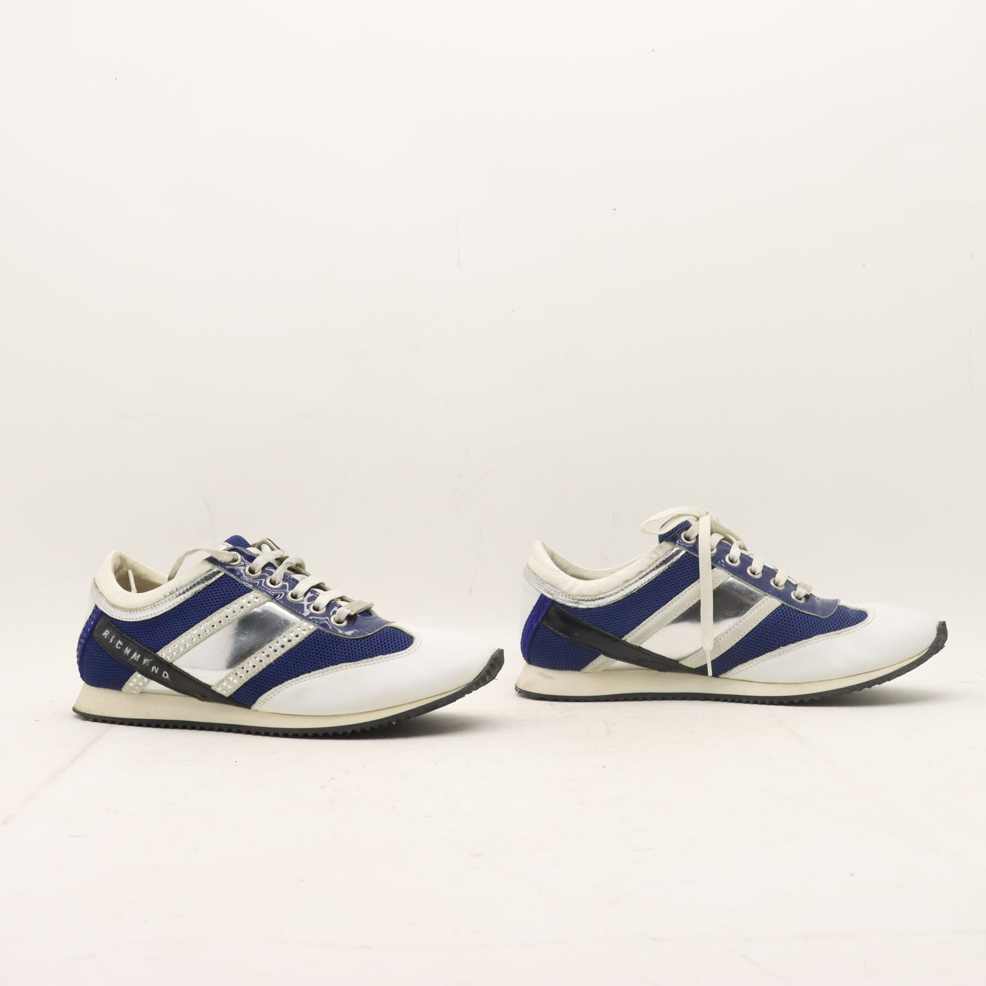 Richmond Scarpa Bianco e Blu Taglia 36 Donna