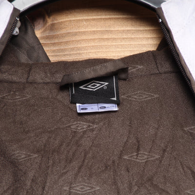 Umbro Giacca a Vento Vintage Bianco e Grigio Taglia XL Uomo