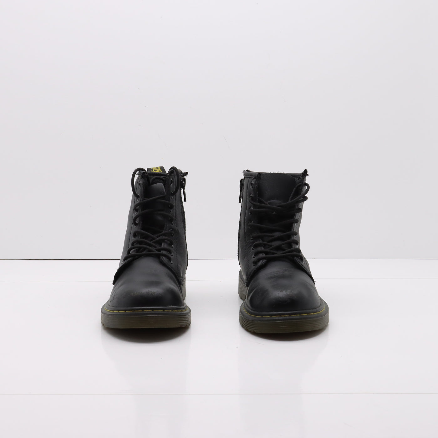 Dr. Martens Delaney Stivaletto Nero in Pelle Eur 32 Bambino
