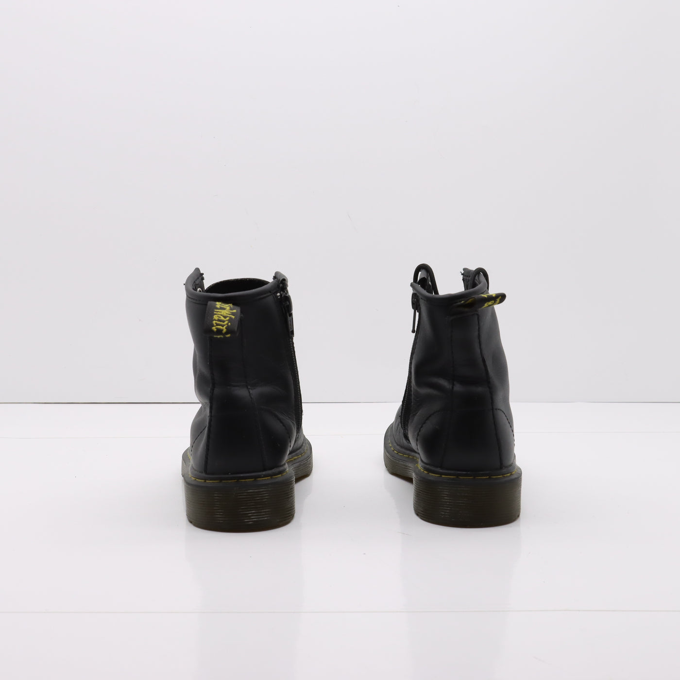 Dr. Martens Delaney Stivaletto Nero in Pelle Eur 32 Bambino