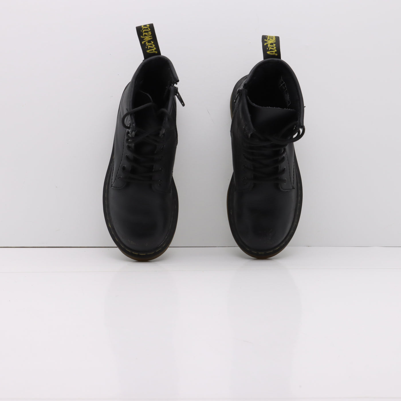 Dr. Martens Delaney Stivaletto Nero in Pelle Eur 32 Bambino