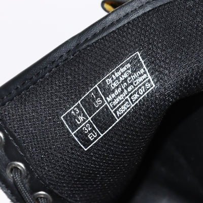Dr. Martens Delaney Stivaletto Nero in Pelle Eur 32 Bambino