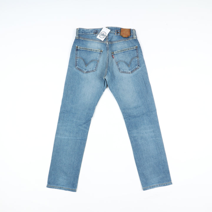 Levi's 542 Repair Jeans Denim W27 L34 Unisex Vita Alta