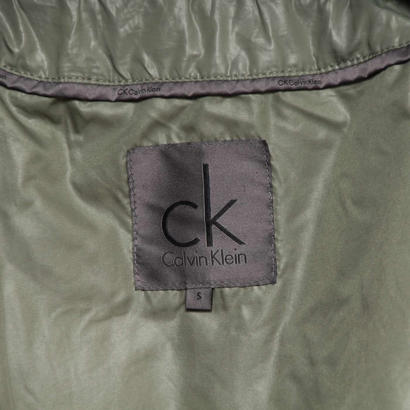 Calvin Klein Piumino Verde Taglia S Donna