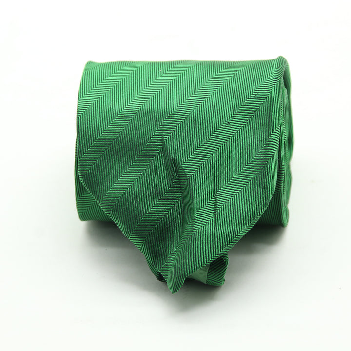 Marinella Cravatta Verde in Seta Uomo