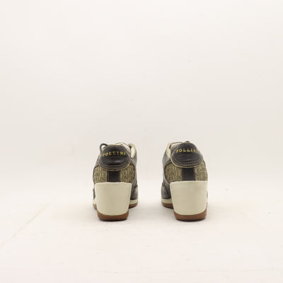 Pollini Scarpa con Zeppa Marrone Donna