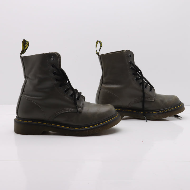 Dr. Martens Pascal Stivaletto Grigio in Pelle Eur 36 Donna