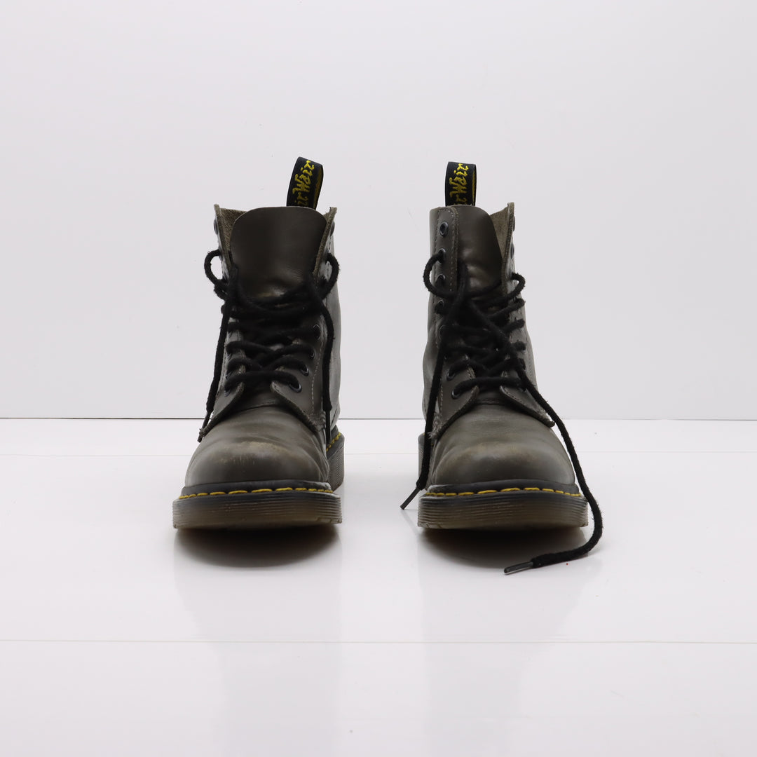 Dr. Martens Pascal Stivaletto Grigio in Pelle Eur 36 Donna