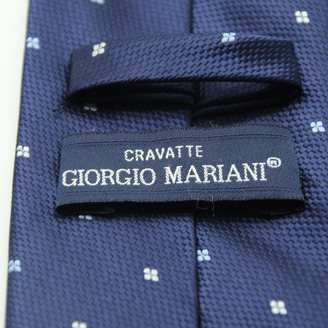Giorgio Mariani Cravatta Blu in Seta Uomo