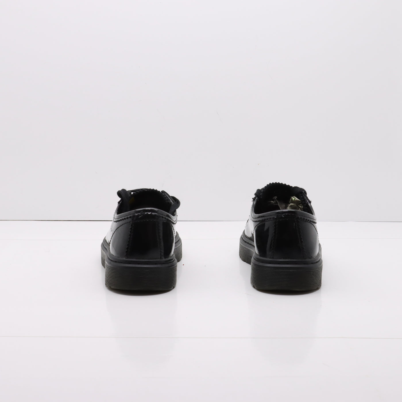 Dr. Martens Spin Scarpe Nero in Pelle Lucida Eur 36 Donna