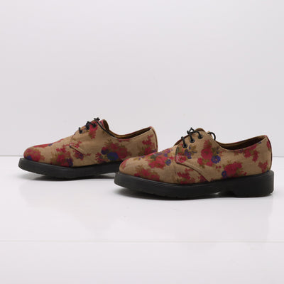 Dr. Martens 15016 Scarpe Beige a Fiori in Tessuto Eur 37 Donna