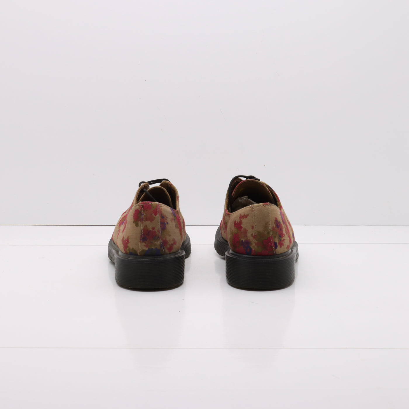 Dr. Martens 15016 Scarpe Beige a Fiori in Tessuto Eur 37 Donna
