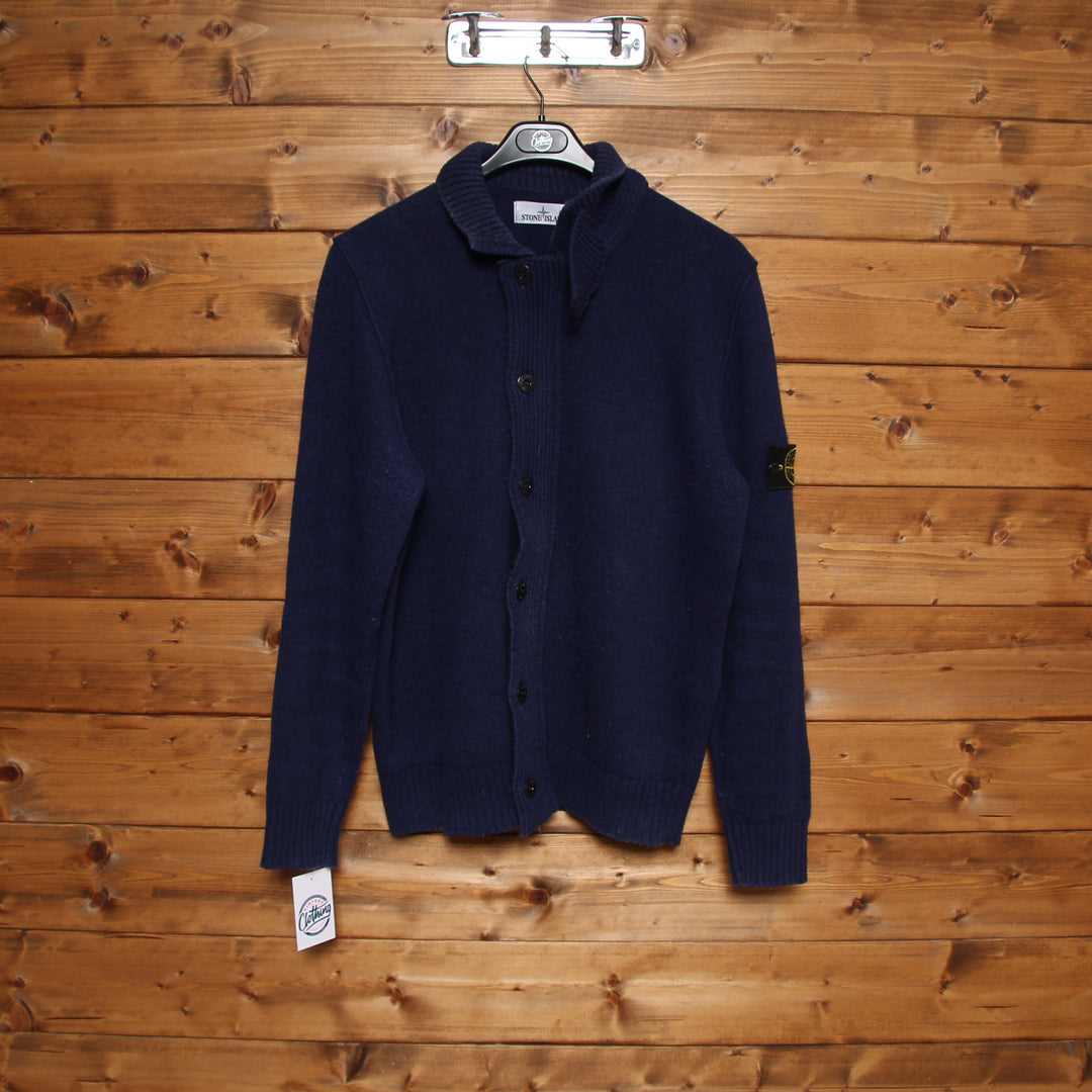 Stone Island Cardigan Blu Taglia XL Unisex