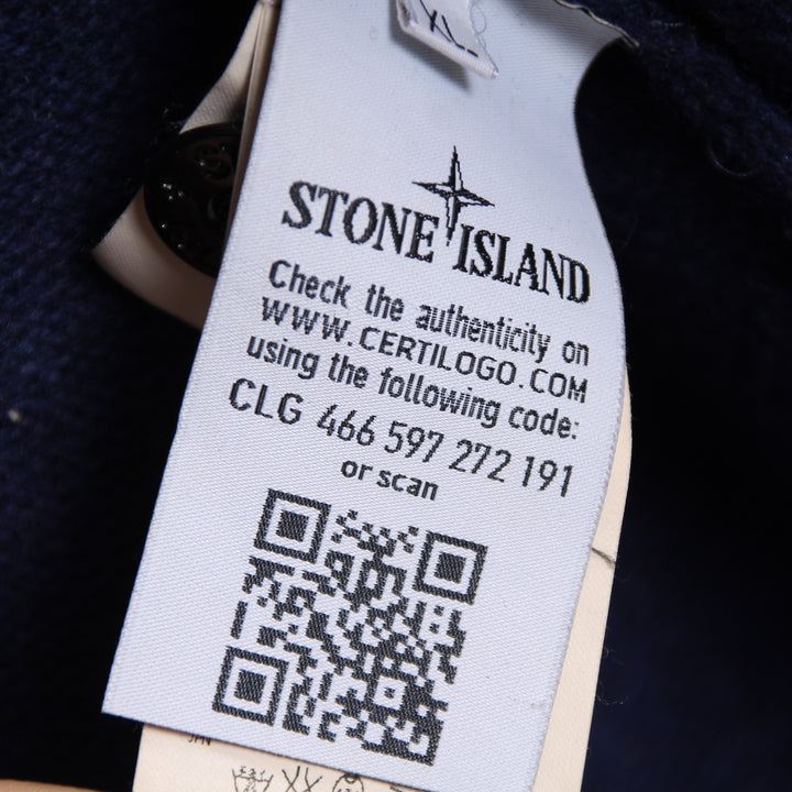 Stone Island Cardigan Blu Taglia XL Unisex